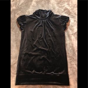 Necessary Object black silk top size M